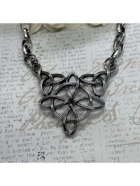 CELTIC KNOT WITCH PAGAN WICCA Pendant BRIDAL  Necklace Women Festival WITCHES